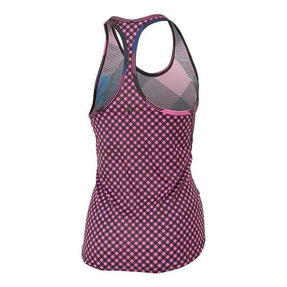 BURN GINGHAM ACTIVE TANK- FINAL SALE