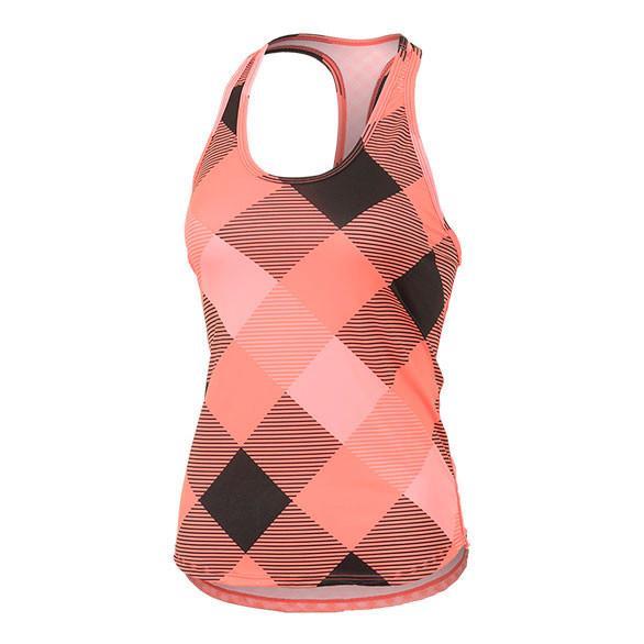 BURN GINGHAM ACTIVE TANK- FINAL SALE