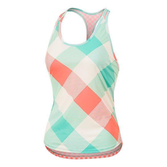 BURN GINGHAM ACTIVE TANK- FINAL SALE