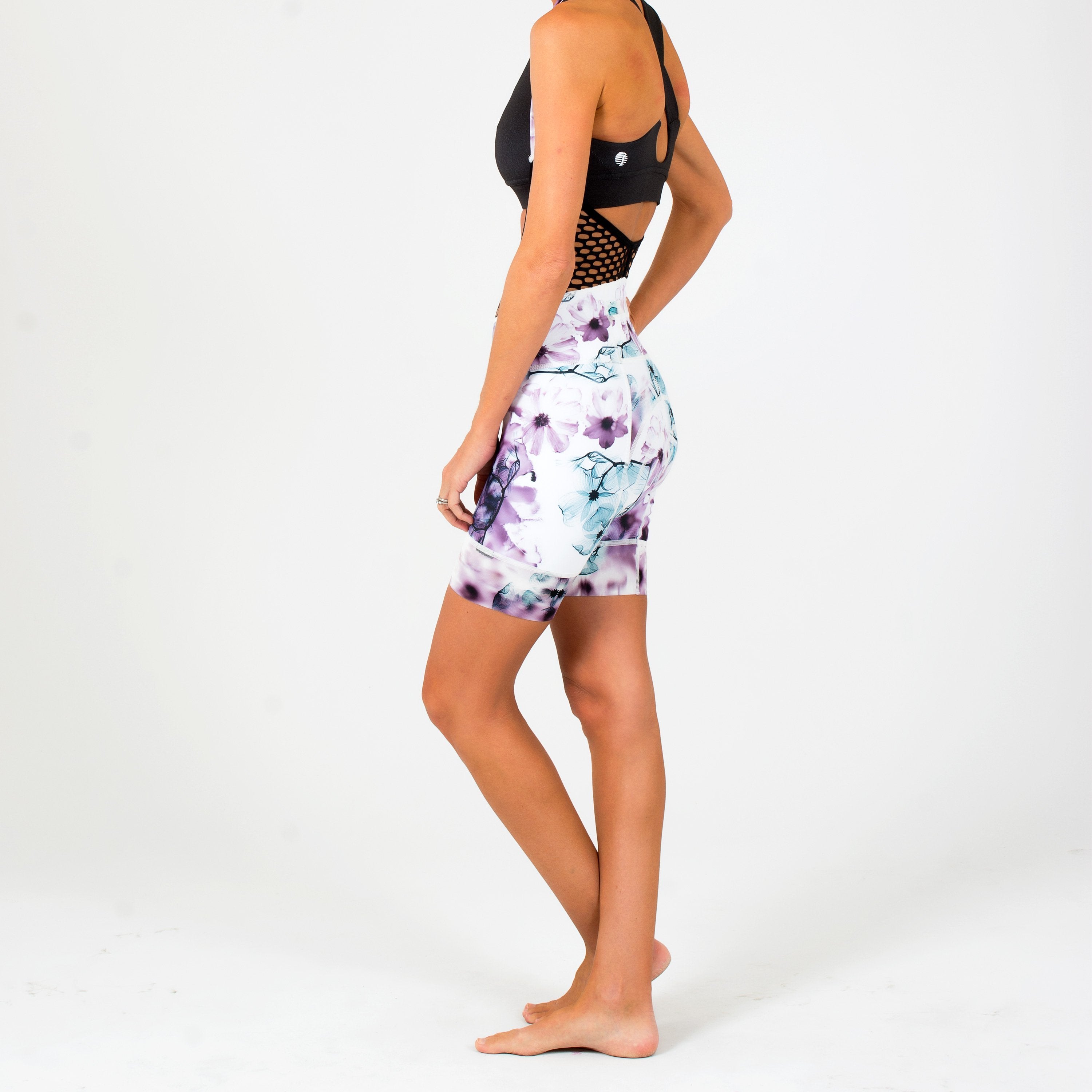 Ethereal Petunia Bib Short