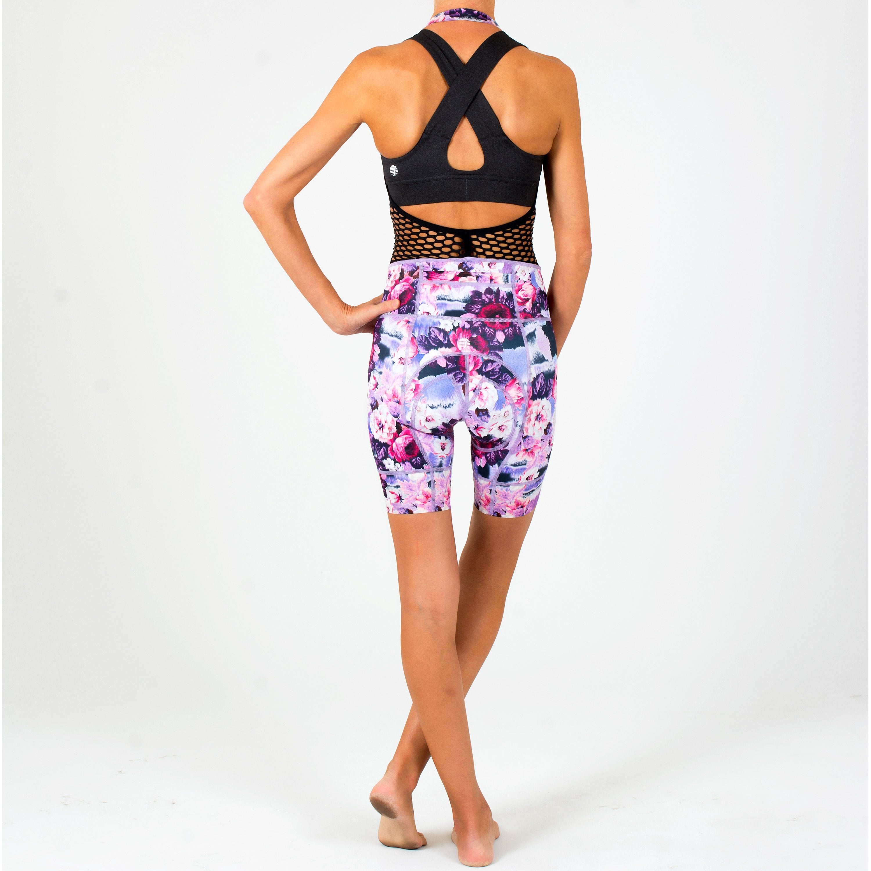 Peonies Petunia Bib Short