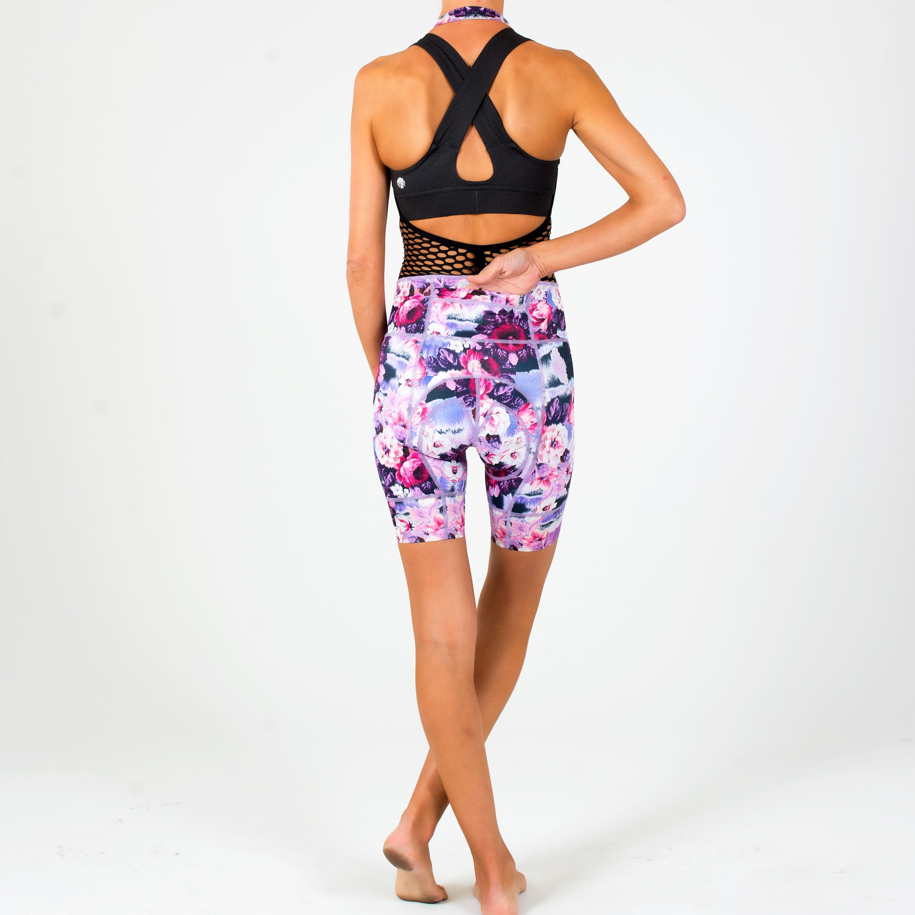 Peonies Petunia Bib Short