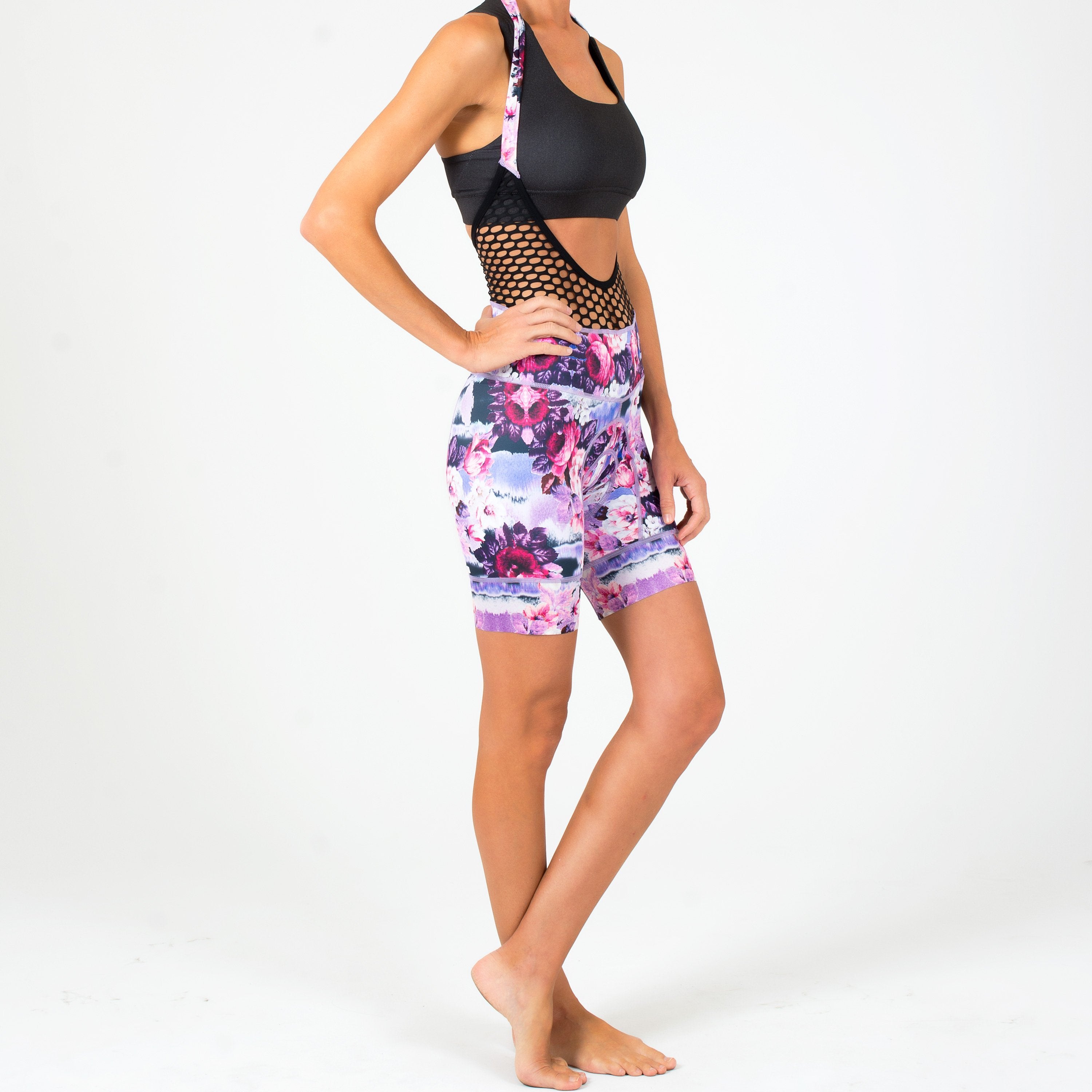 Peonies Petunia Bib Short