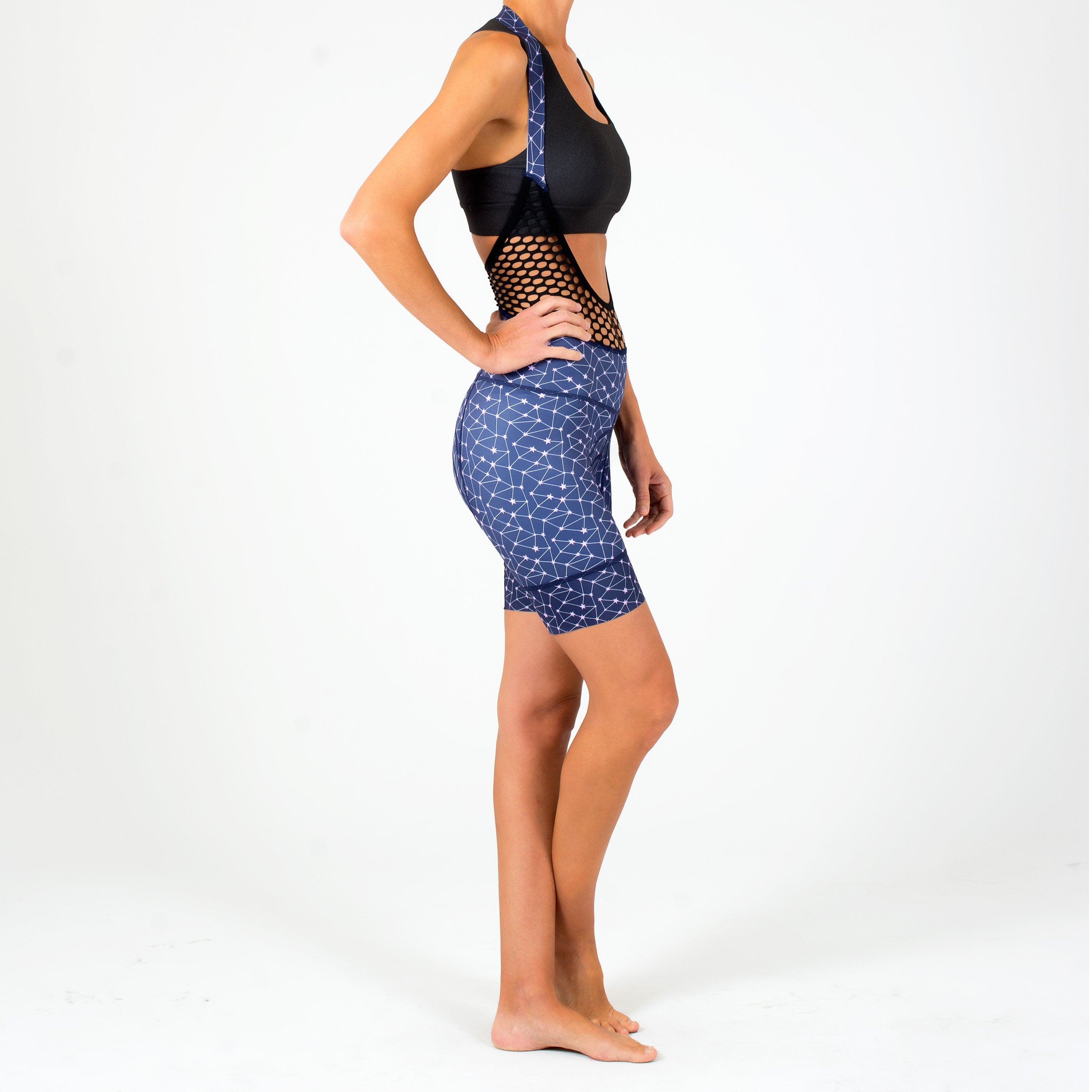 Stellar Petunia Bib Short