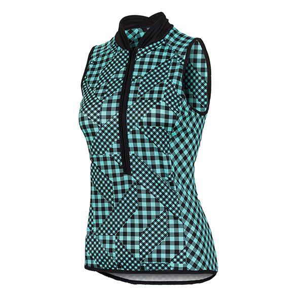AVANT GINGHAM SLEEVELESS BELLISSIMA JERSEY- FINAL SALE