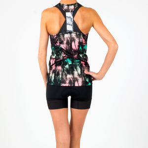 Majestic Palm Tri Troika Racerback Tank