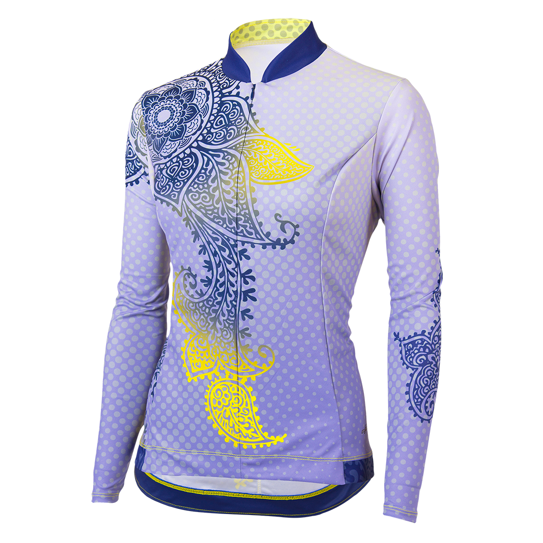 Mehndi S-Cut Long Sleeve Jersey-FINAL SALE