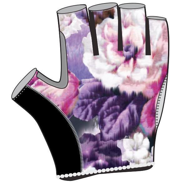 Peonies Short Finger Gloves