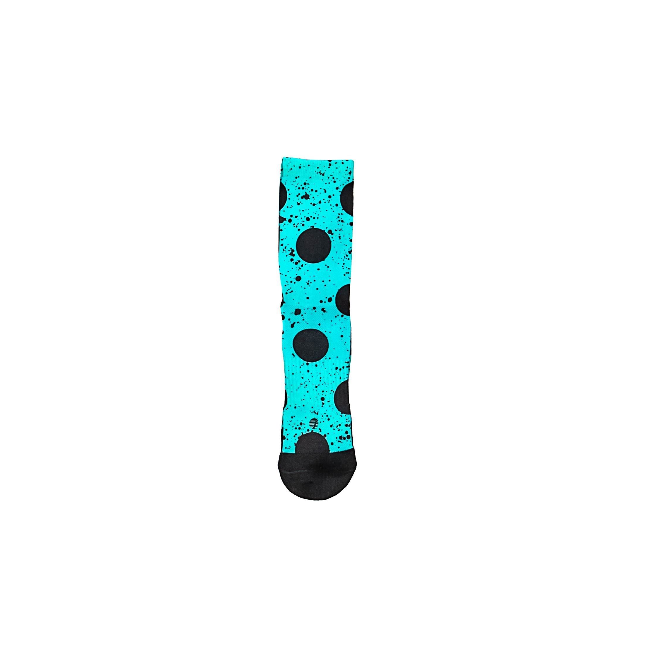 Spray Dots Crew Socks