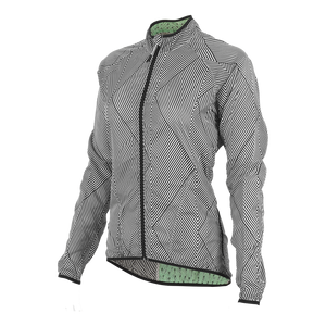 Bias Stripe Veneer Jacket