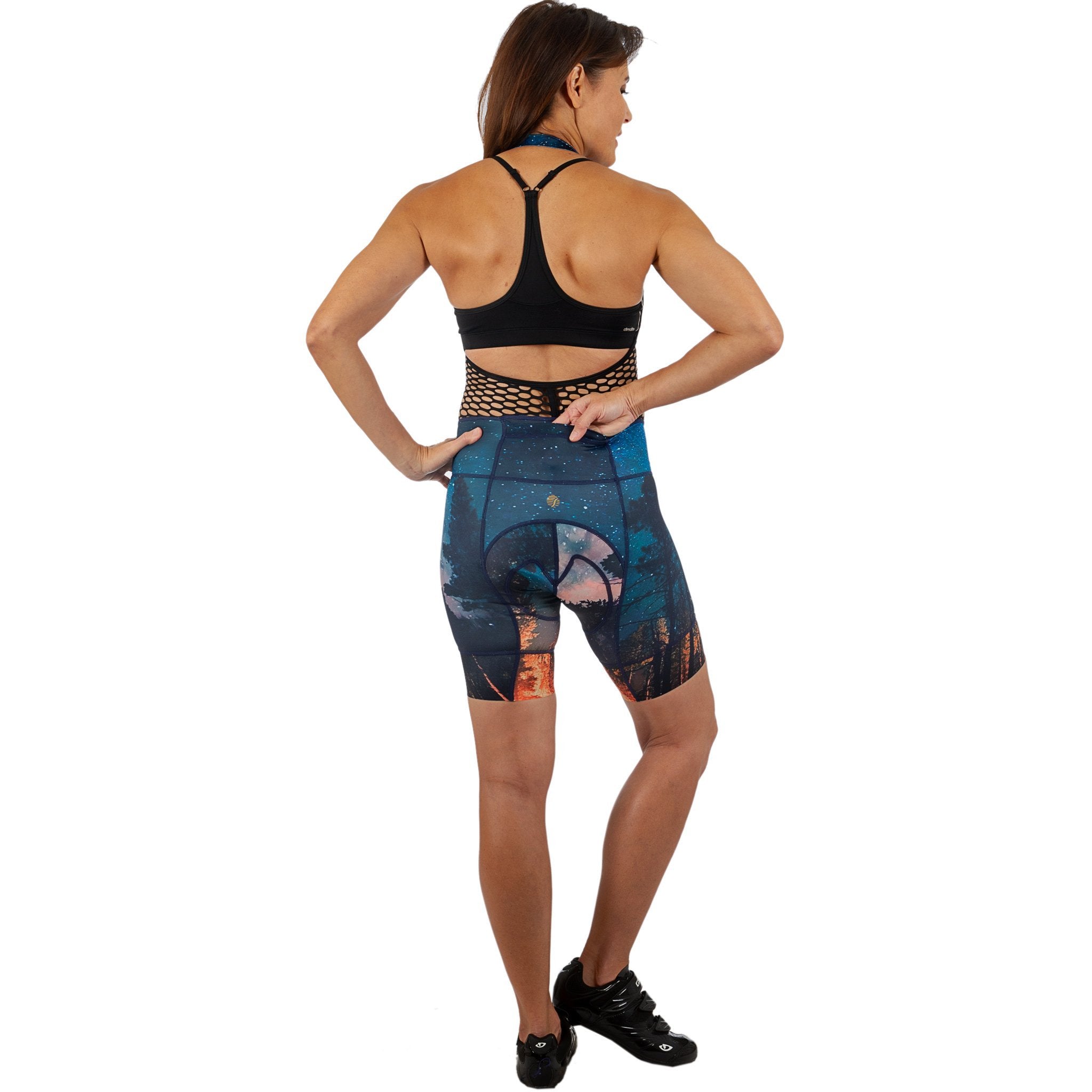 Summer Nights Petunia Bib Short