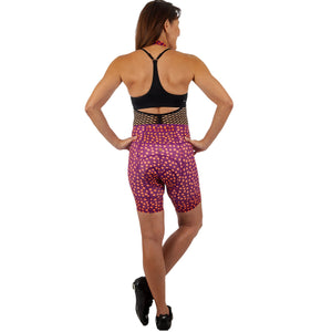Speckle Petunia Bib Short
