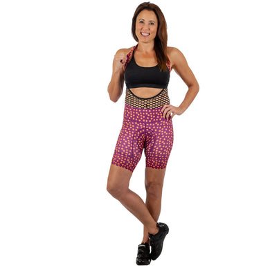 Speckle Petunia Bib Short