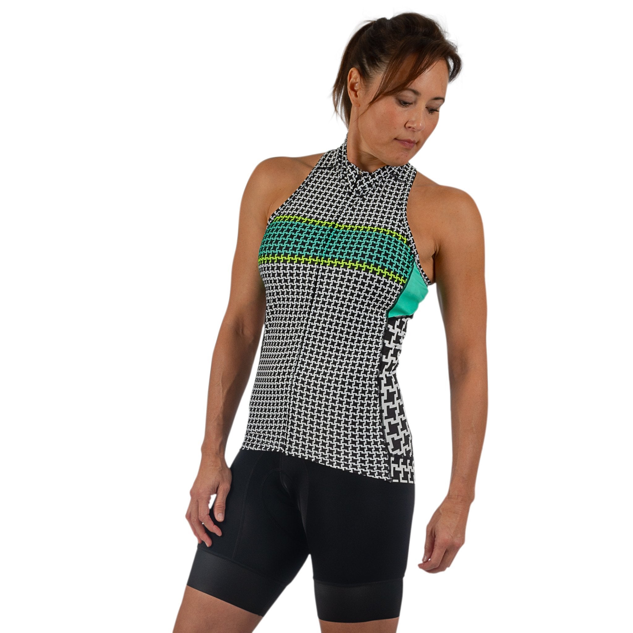 Dog's Tooth Divine Sleeveless Jersey