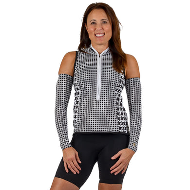 Dog's Tooth Summer Sleeves PLUS