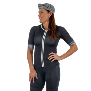 Dog's Tooth Cyclists Femme Cap