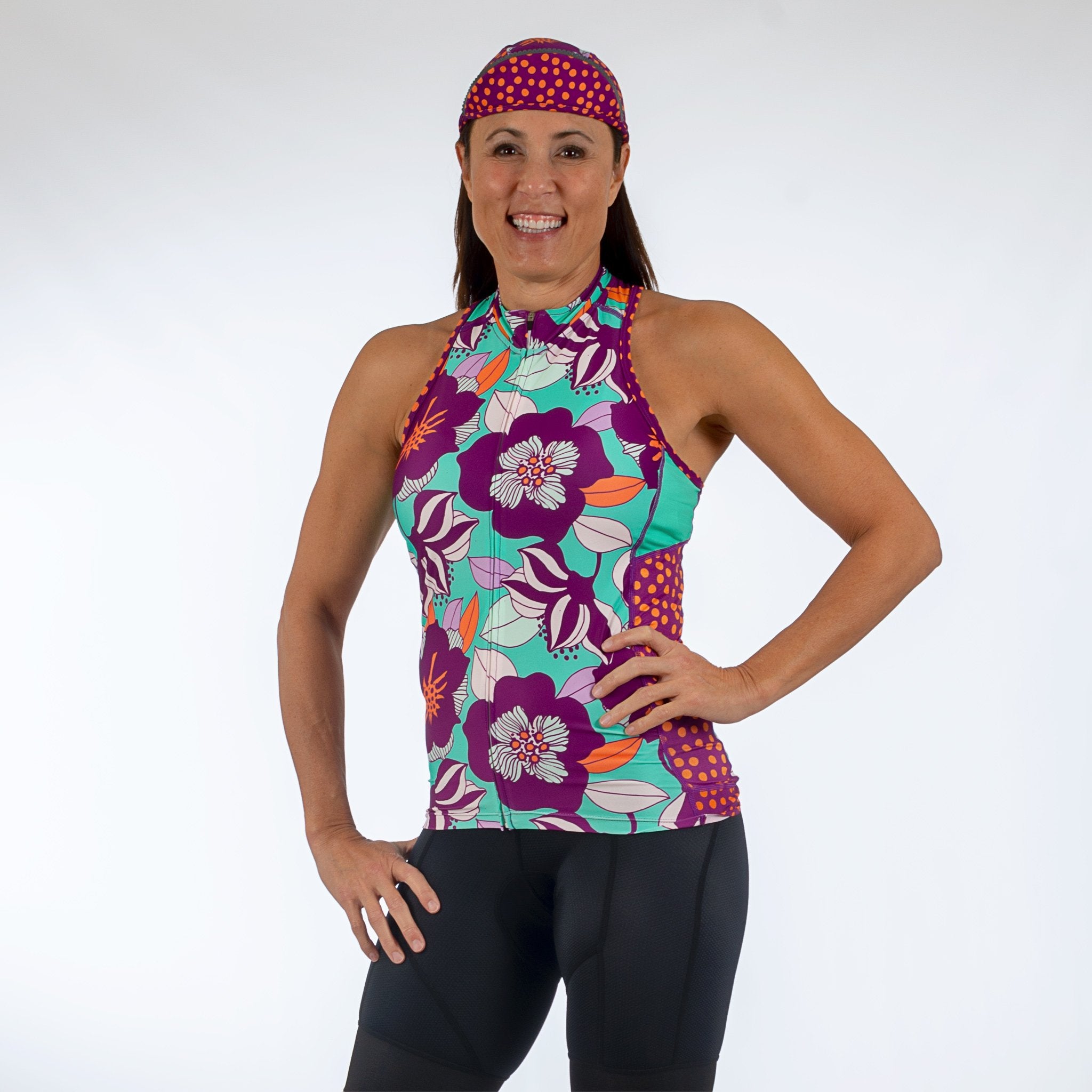 Zinnia Cyclists Femme Cap