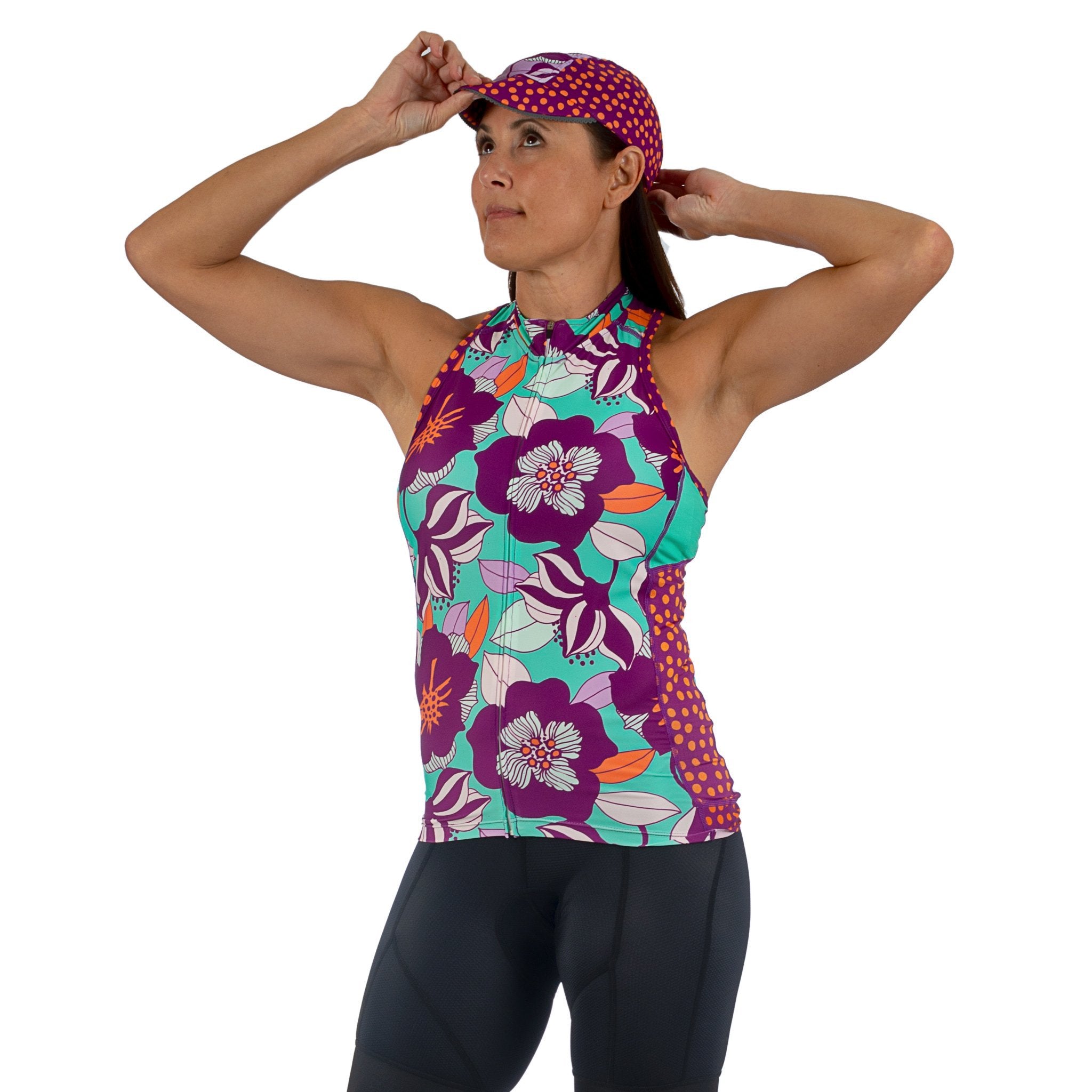 Zinnia Cyclists Femme Cap