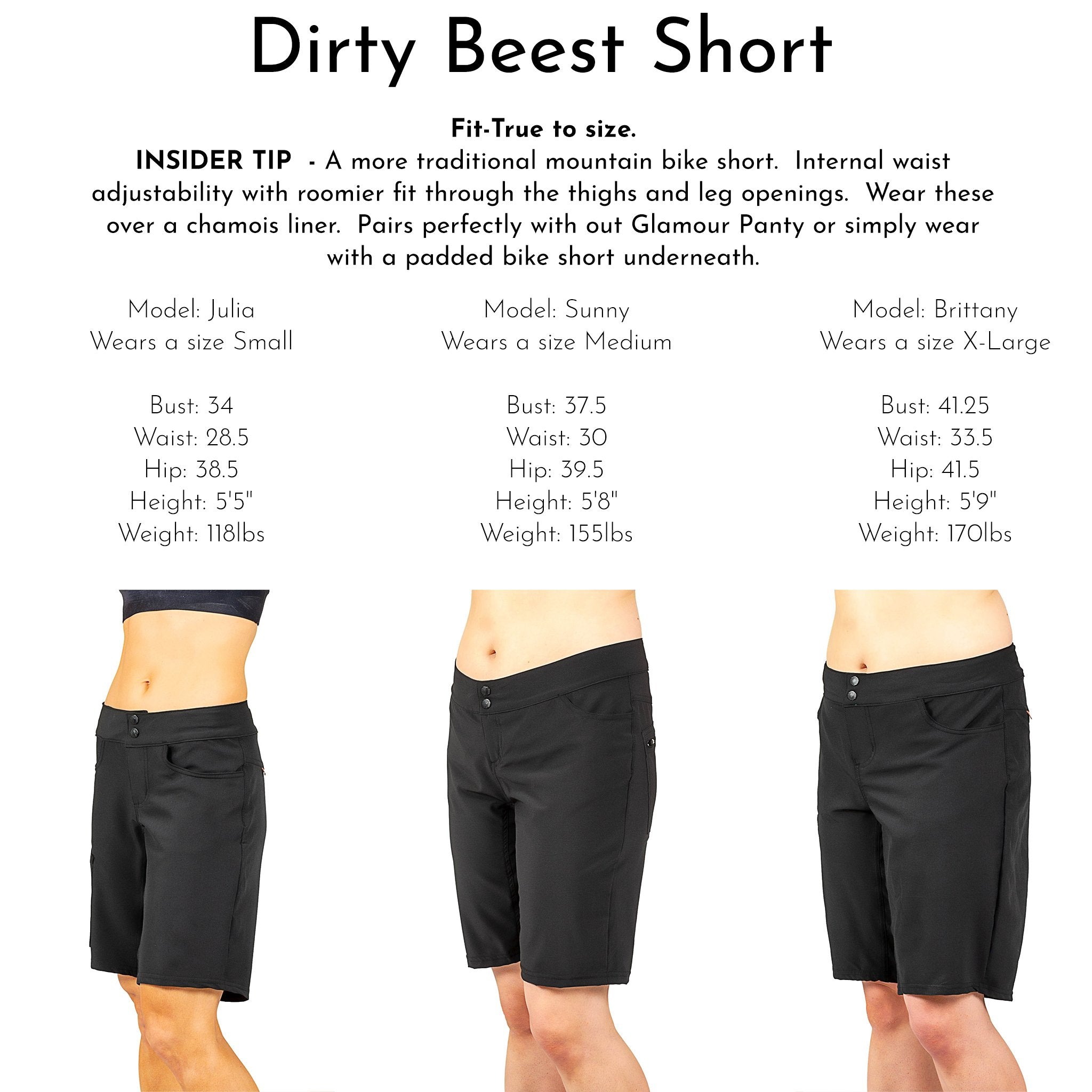 StarBright Dirty Beest Short